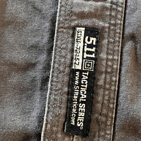 5.11‎ Tactical Shirt Mens Large TDU Storm Uniform Duty Outdoor Button Up Ripstop - Picture 10 of 11
